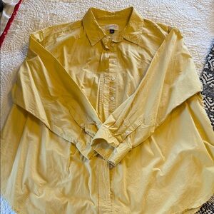 Universal Thread Mustard Oversized Shirt